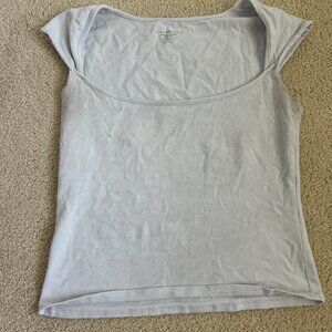 John Galt Light Blue Ella Top